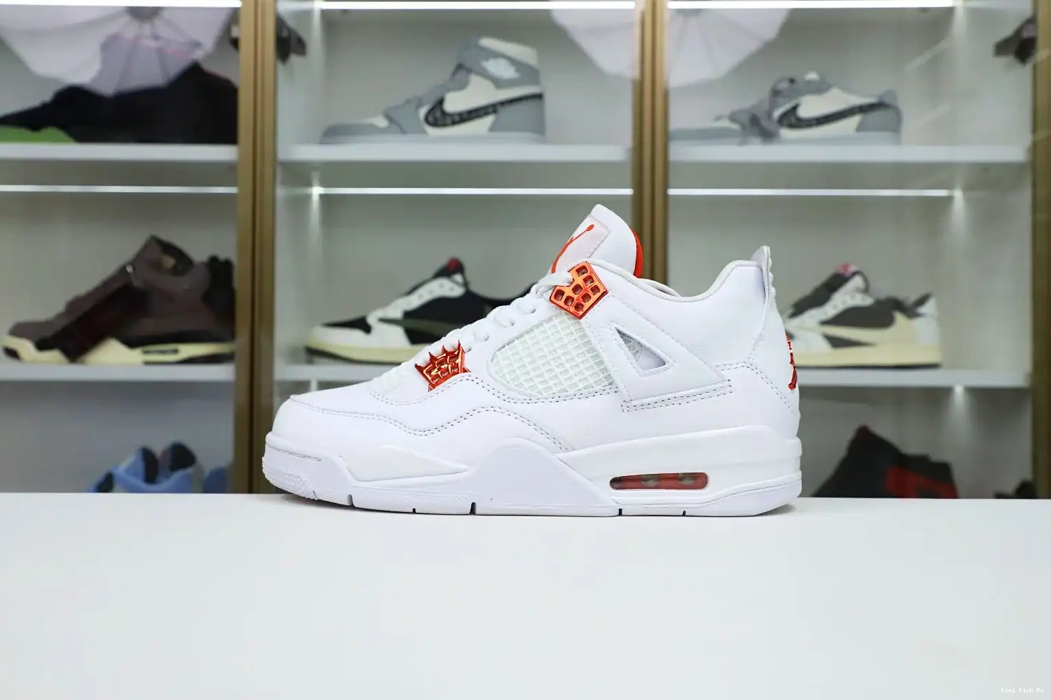 Jordan Kimikick metallic Jordan 4 Air retro“orange 0702